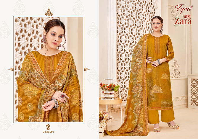 Fyra Zara Pashmina Winter Wear Wholesale Dress Material Collection